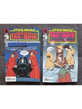 Star Wars: Tag & Bink II Complete 2-Issue Set - Revenge & Return Special Edition